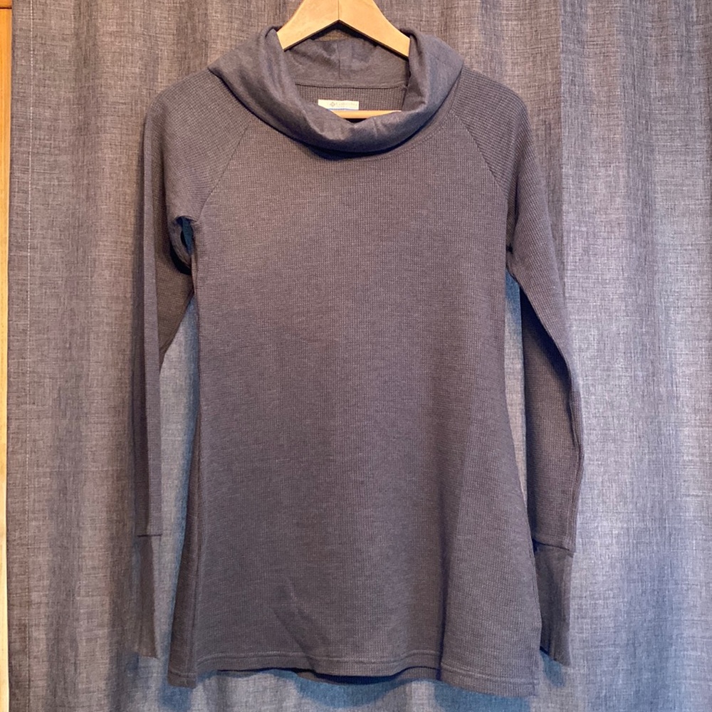 Columbia Thermal Waffle Knit Cowl Neck Tunic